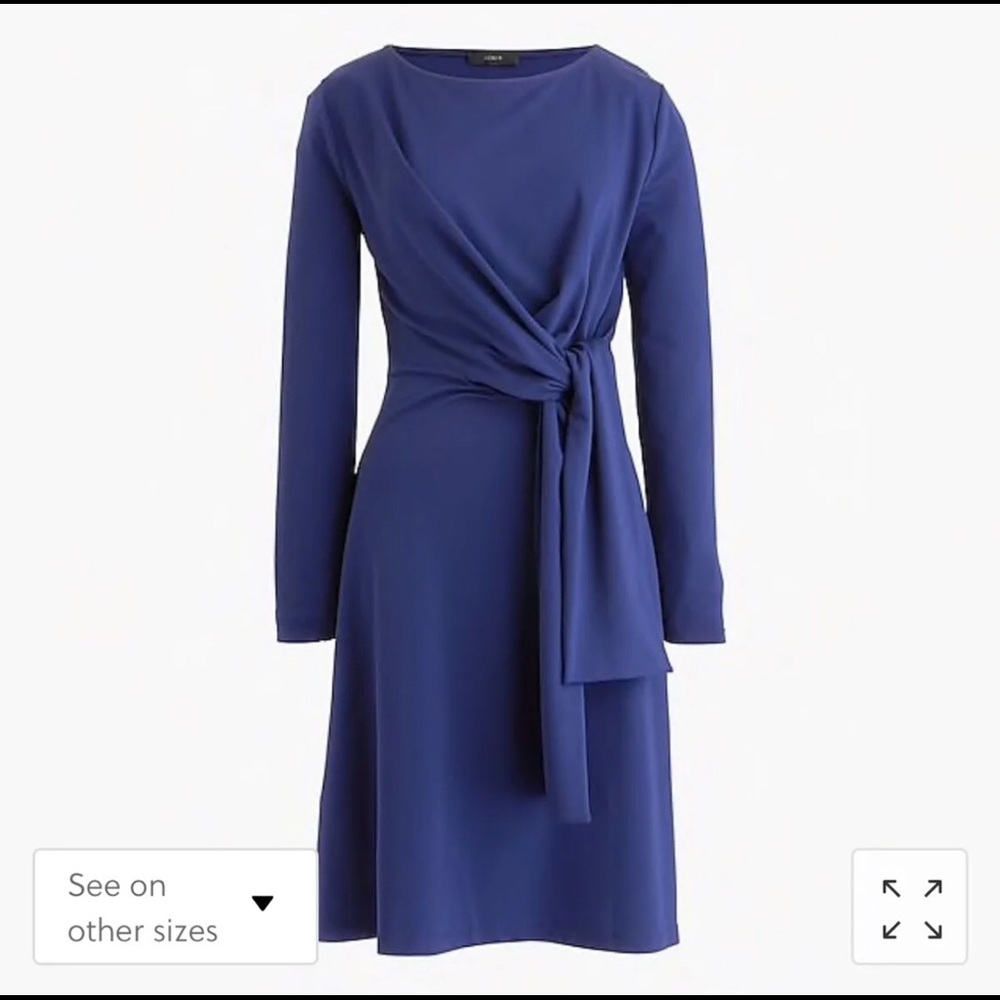 J. Crew tied waist dress